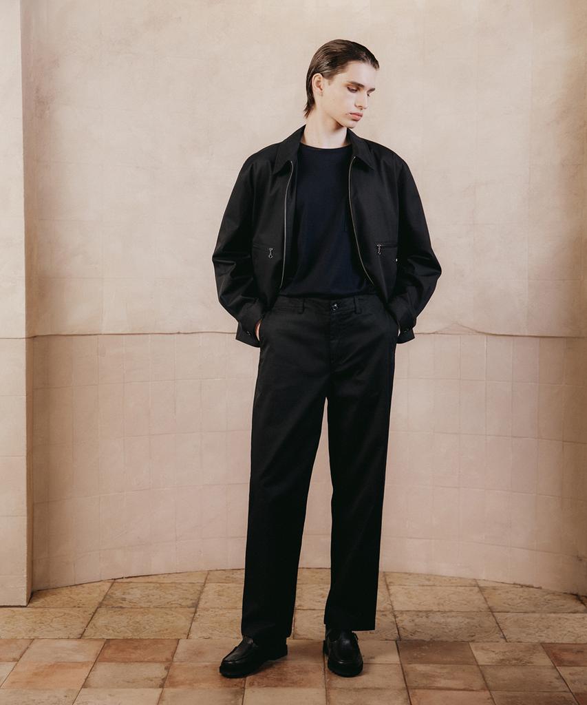 SHIRTER Notton Tapered Chino Pants (Black)