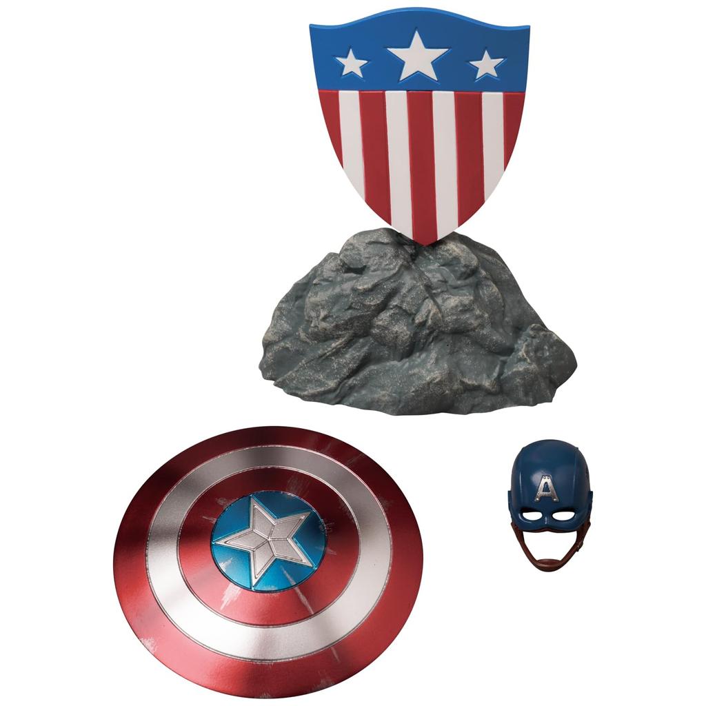 MAFEX CAPTAIN AMERICA Капитан Америка высота 160 мм окрашенная фигурка №220 (Классический костюм) приблизительно. Немасштабируемый