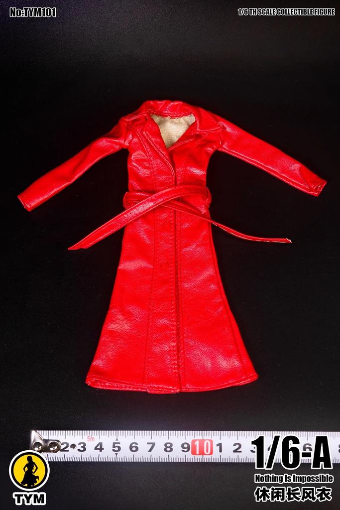 Игрушки Хобби масштабная экшн-фигурка, совместимая с телом TBLeague TYM101, плащ Красивая женщина, мода, плащ из натуральной кожи и тело не &