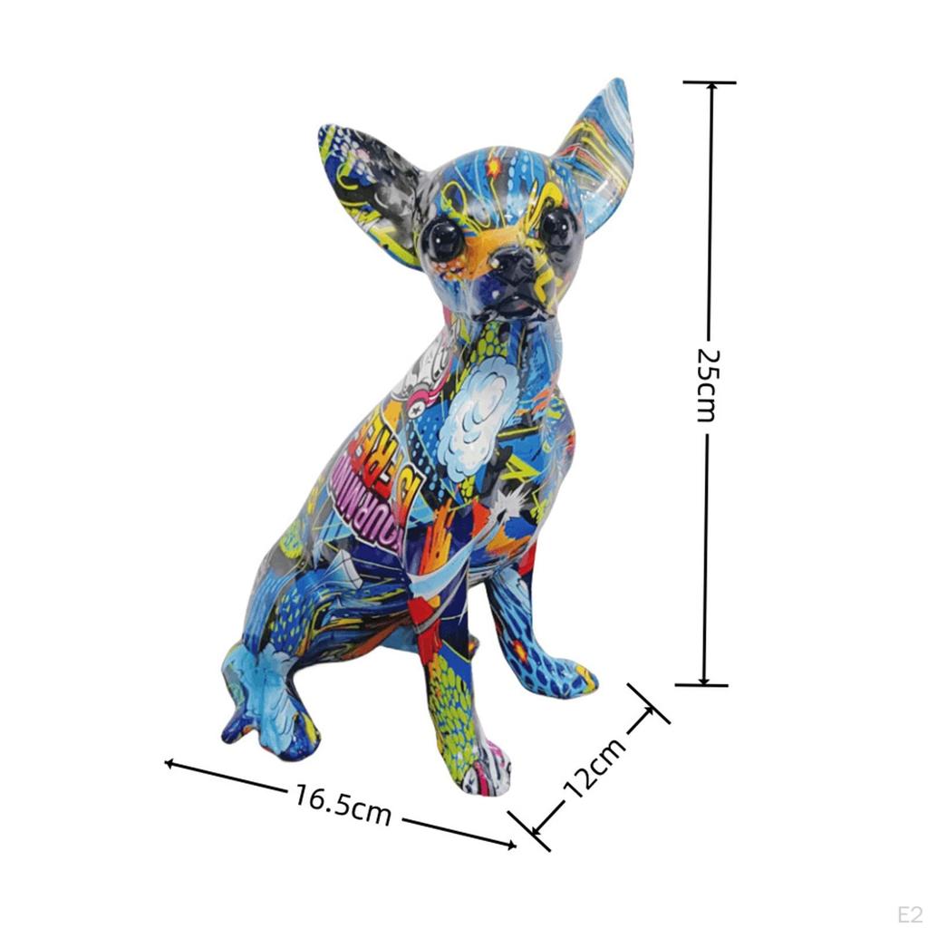 Chihuahua Sculpture: Playful Canine Art Piece for Living Space