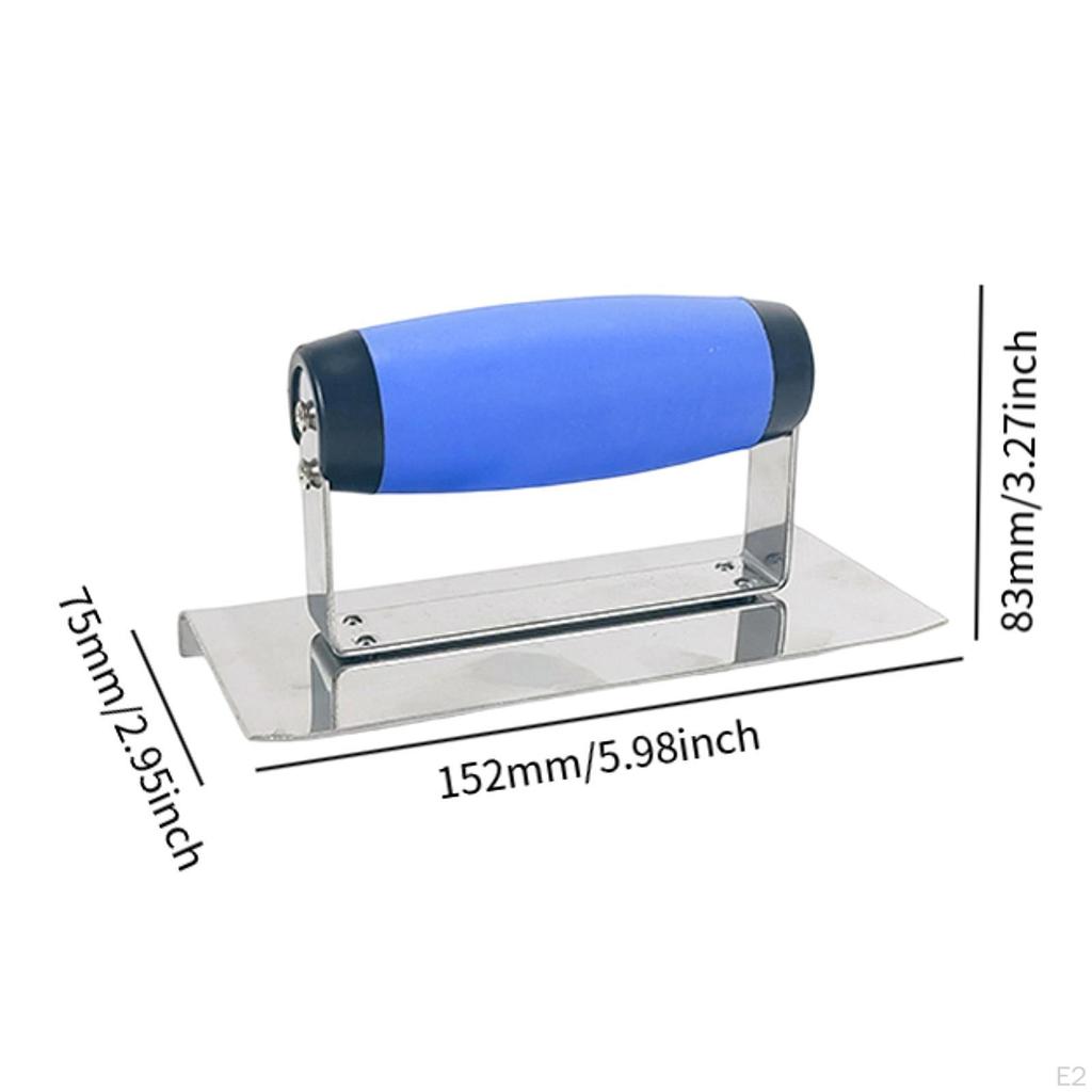 Edge Plastering Round Corner Trowel Handheld Drywall Tool Concrete Edger for Finishing Job
