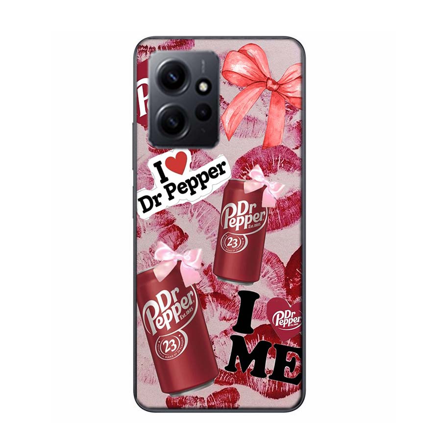 Cherry D-Dr-P-Pepper Drink Phone Case For Redmi Note 14 15 Pro 5G 13 12 Pro Plus 11 11T 11E 11S 10 Pro 10S 9 9S Cover Cell Clear