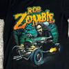 Новая черная unisex футболка с коротким рукавом Rob Zombie Клоун S-5XL