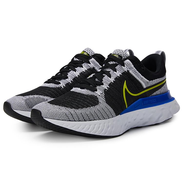 Nike React Infinity Run Flyknit 2 Черный Белый Гонщик Синий Кибер CT2357-100
