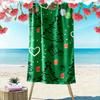 Festive forest charm Print beach towel, quick drying, suitable for travel, outdoor sports, jogging, the beach and swimming, gift