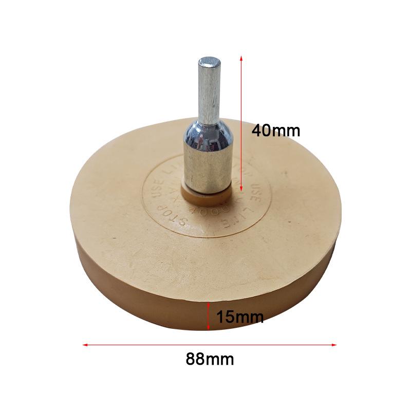 Пневматический полировальный круг для удаления заусенцев - 3,5" и 4" резиновые диски с клейкой основой для автомобилей