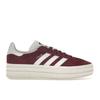 Gazelle Bold Shadow Red White Women Sneakers Cloud-White Core-White HQ6892