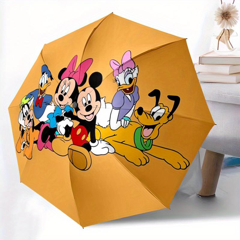 1 шт. Складной зонт Disney Микки Маус и друзья, Модный, Персонализированный, Высококачественный, Обязательный для лета, 8 ребер Du