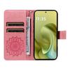 For Motorola Moto G86 5G/G86 Power 5G Leather Wallet Case Sunflower Imprinted Phone Cover