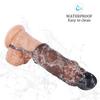 Reusable Penis Sleeve Extender Realistic Penis Condom Silicone Extension Sex Toy for Men Cock Enlarger Condom Sheath Delay