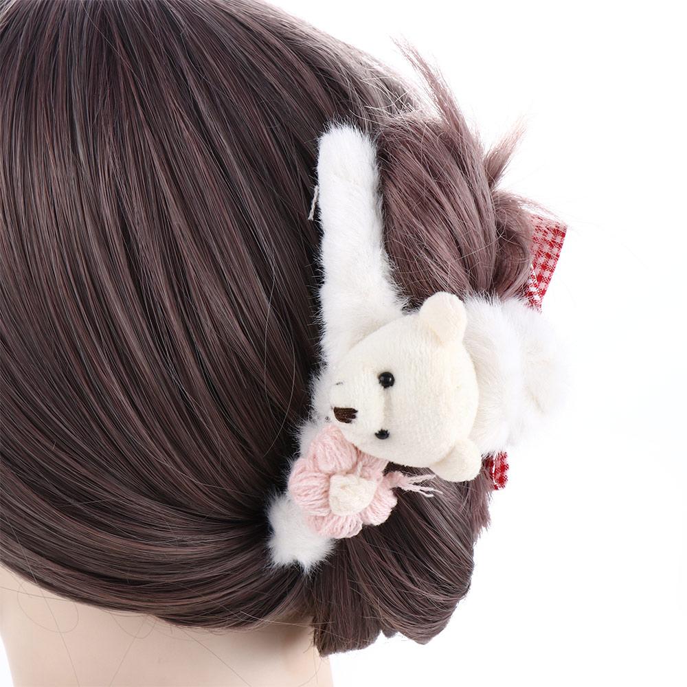 Female Bathing Headwear Bear Hair Claws Hair Accessories Women Hair Clips Korean Style Crab Clips