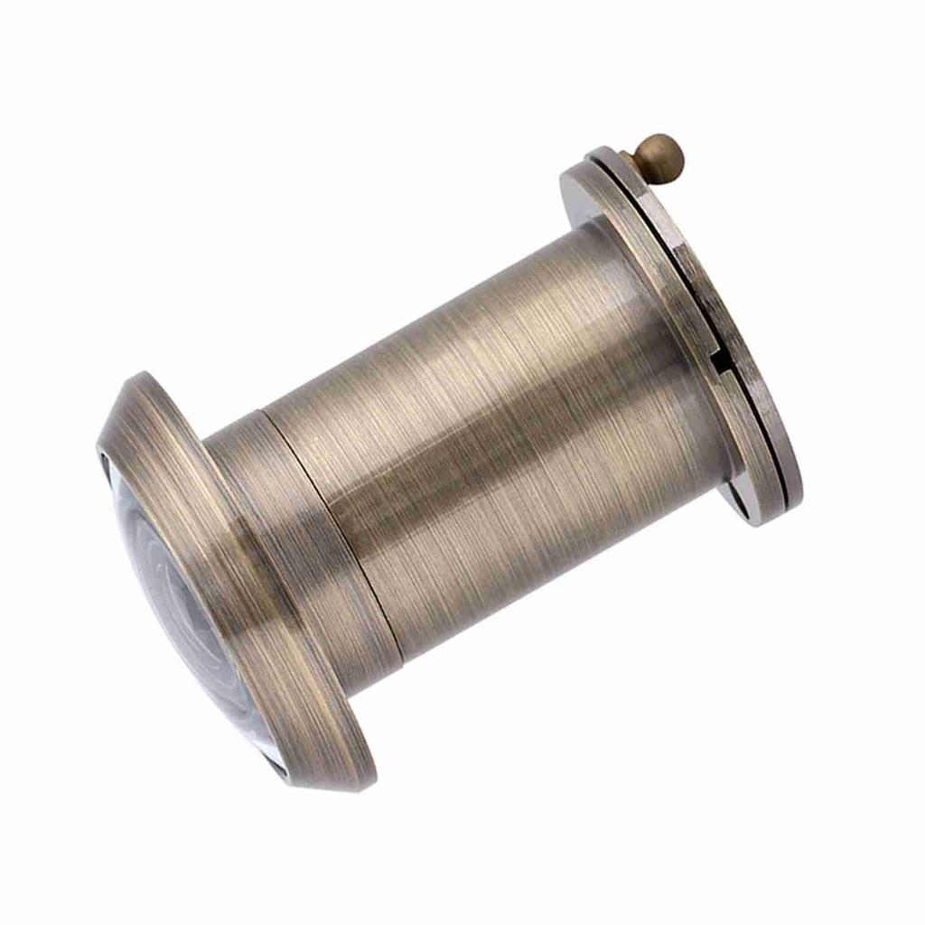 Домашняя безопасность Оптическое стекло 220 градусов широкоугольный дверной прицел (бронза)