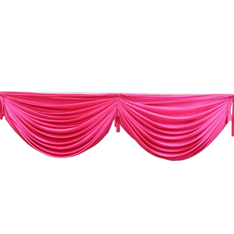 2M Свадебный фон занавеска гирлянда для вечеринки балдахин драпировка панель свадебный фон занавес балдахин сценический фон декор драпировка