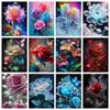 DIY Diamond Painting Strange Flowers Cross Stitch Kit Mosaic Art Diamond Painting Full Circle Diamond Home Decoration