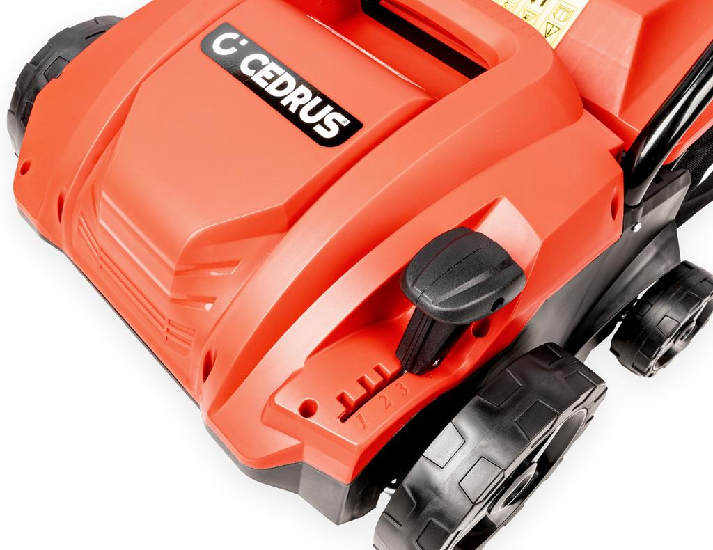 Cedrus We32 Газонный скарификатор-аэратор 2 в 1 + 2 ролика 1500 Вт / 32 см Cedwe32 - Ewimax - 