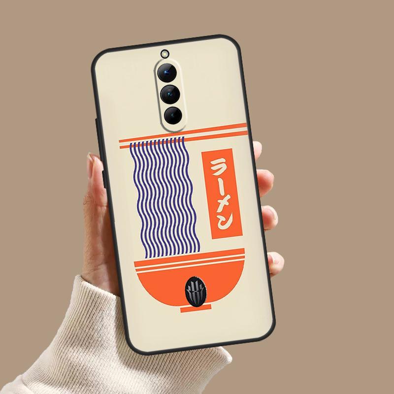 Чехол Рамен Кот Японское Искусство для ZTE Nubia Red Magic 10S 9S 8S 8 9 10 11 Pro Plus 6 7 6S 7S Pro 5G 6R 10 Air