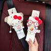 Kt Cute Car Seatbelt Shoulder Pads to Prevent Chafing and Wear on Clothes, Cute Doll Car Interior Decorations