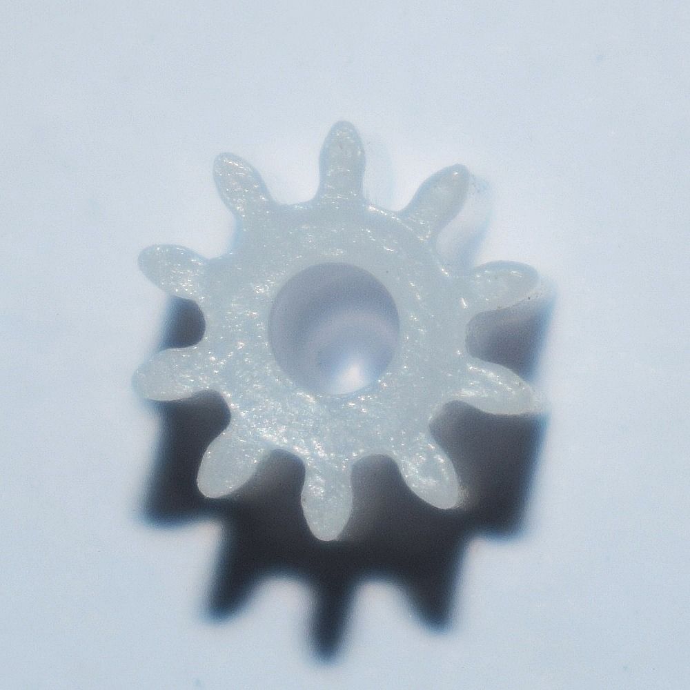 50Pcs 10 Teeth Plastic Worm Gears Model 102A Motor Transmission Useful Motor Parts  RC Car Robot