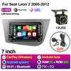 Android 13 LHD Car Radio для Seat Leon 2 MK2 2005 - 2012 Мультимедийный проигрыватель Стерео Беспроводной Carplay GPS RDS 4G Головное устройство 2 din