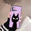 Милый чехол с изображением кота для Samsung Galaxy A20e A10 A40 A02s A03s A04s A03 Core A04 A50 A70 A10s A02 A01, мягкий черный чехол из ТПУ