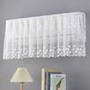 Elegant Lace Embroidered Design Anti-Direct Blowing Air Conditioner Covers Cloth Wall-Mounted Dust-Proof Case Home Decoration