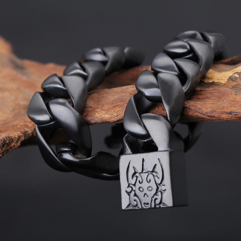 Kalen Men's Trendy Stainless Steel & Gold Korean Style Bracelet