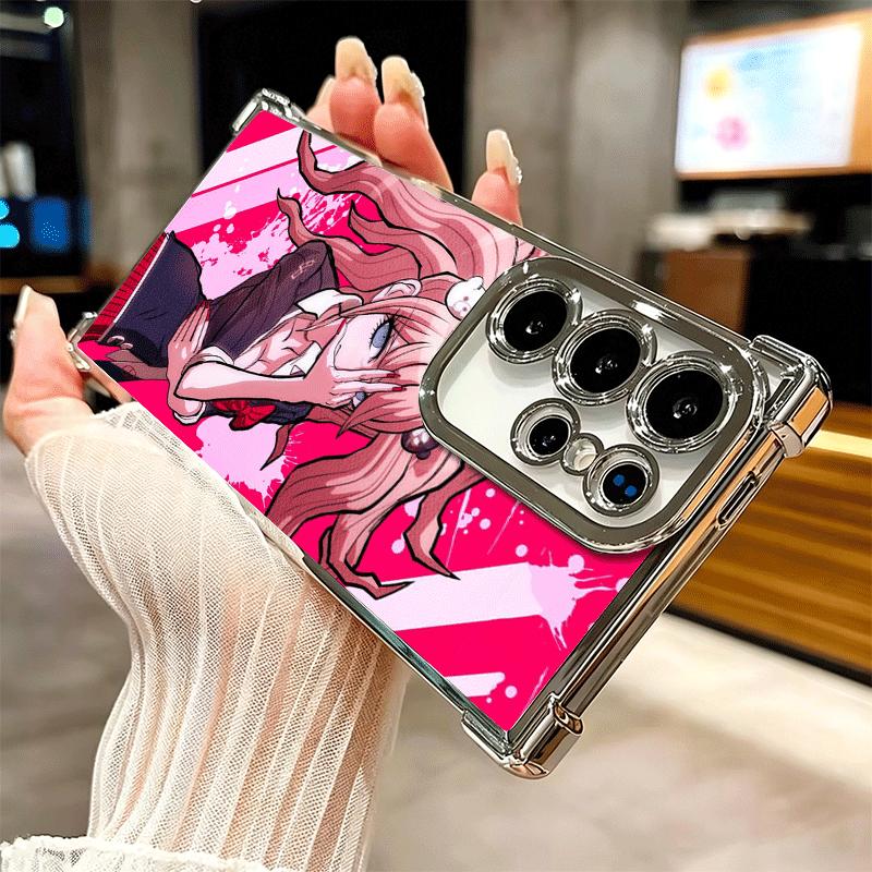 Аниме D-Danganronpa Покрытие Чехол для телефона Для Samsung Galaxy S24 S25 FE S26 Edge S23 Ultra S22 S21 Plus S20 Защита от падения Подушка безопасности Чехол