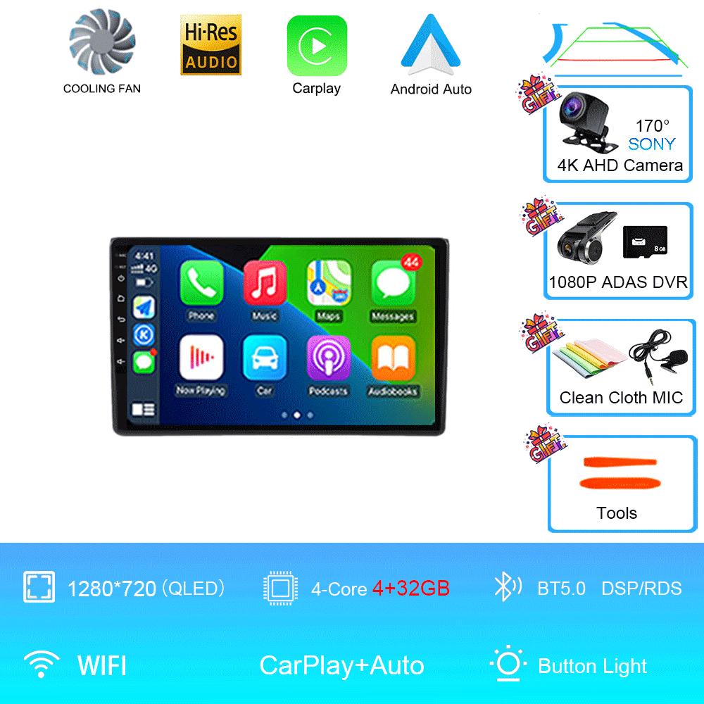 Android 14 для Wuling Hongguang 2025 автомобильное радио беспроводное Carplay мультимедийный GPS плеер головное устройство No 2 din 2din dvd