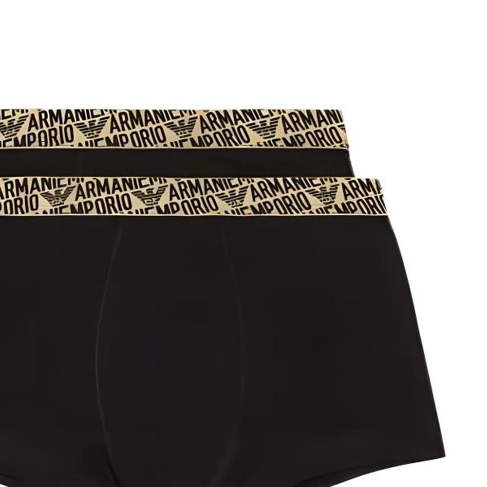 Emporio Armani Мужское нижнее белье с принтом логотипа, хлопок стрейч, 2 шт., FW24 111210-4F598-17020
