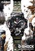 Casio MUDMASTER Солнечные часы Зеленые G-Shock Радиоуправляемые GWG-2000-1A3JF Мужские