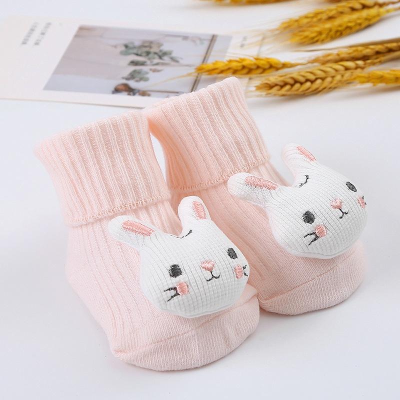 Детские носки, нескользящие носки для малышей, милые хлопковые носки с героями мультфильмов для мальчиков и девочек