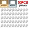 50/2 шт. Портативный мини-ночник с защитой глаз, светодиодные лампы с разъемом USB, лампы для чтения книг, компьютерные мобильные лампы с питанием от сети