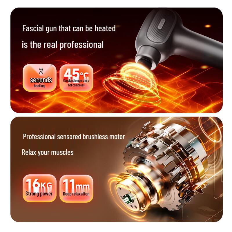 Yun Kang Bao Mini Hot Compress Massage Gun CN plug (adapter included)