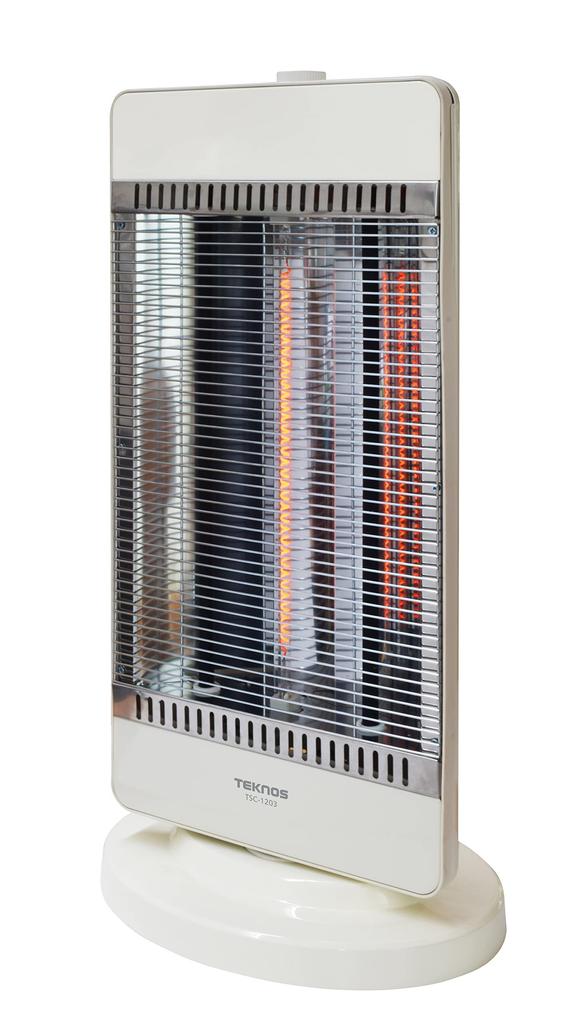 TEKNOS Combination Heater 3 Lights Sheathed Heaters 1 1200W (2 + Carbon) TSC-1203