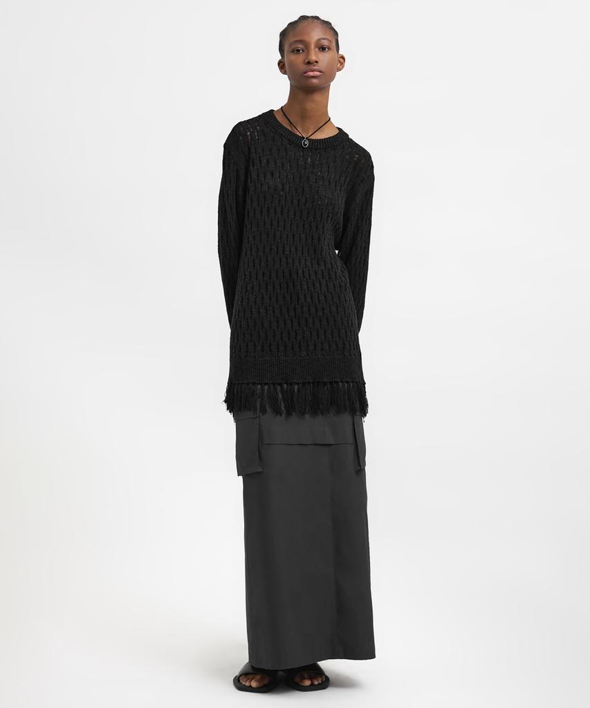 Youth Cargo Maxi Skirt - Charcoal Gray