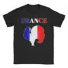 French Rooster France Flag Tshirts For Unisex Novelty 100 Cotton Tees Round Collar Short Sleeve T Shirts Big Size Tops