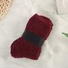Autumn Winter Plush Thickened Warm Socks Middle Tube Velvet Soft Coral Fleece Fluffy Sleeping Fuzzy Home Floor Men Boots Socks