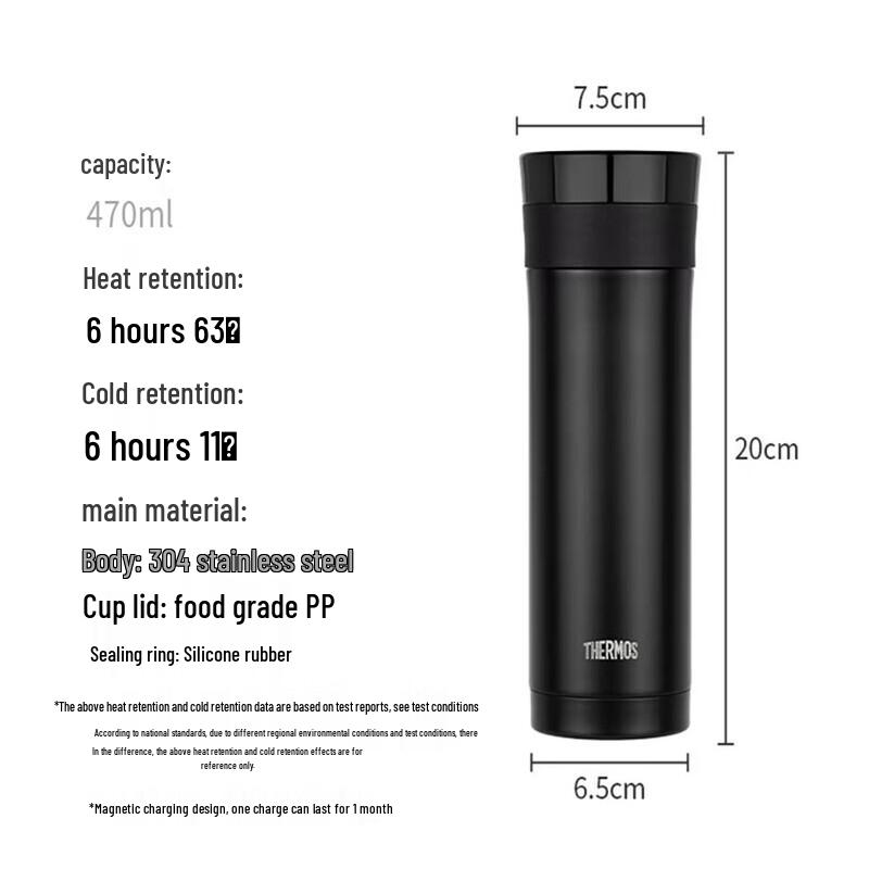 Thermos TCDB-500 Smart Temperature Display Stainless Steel Mug