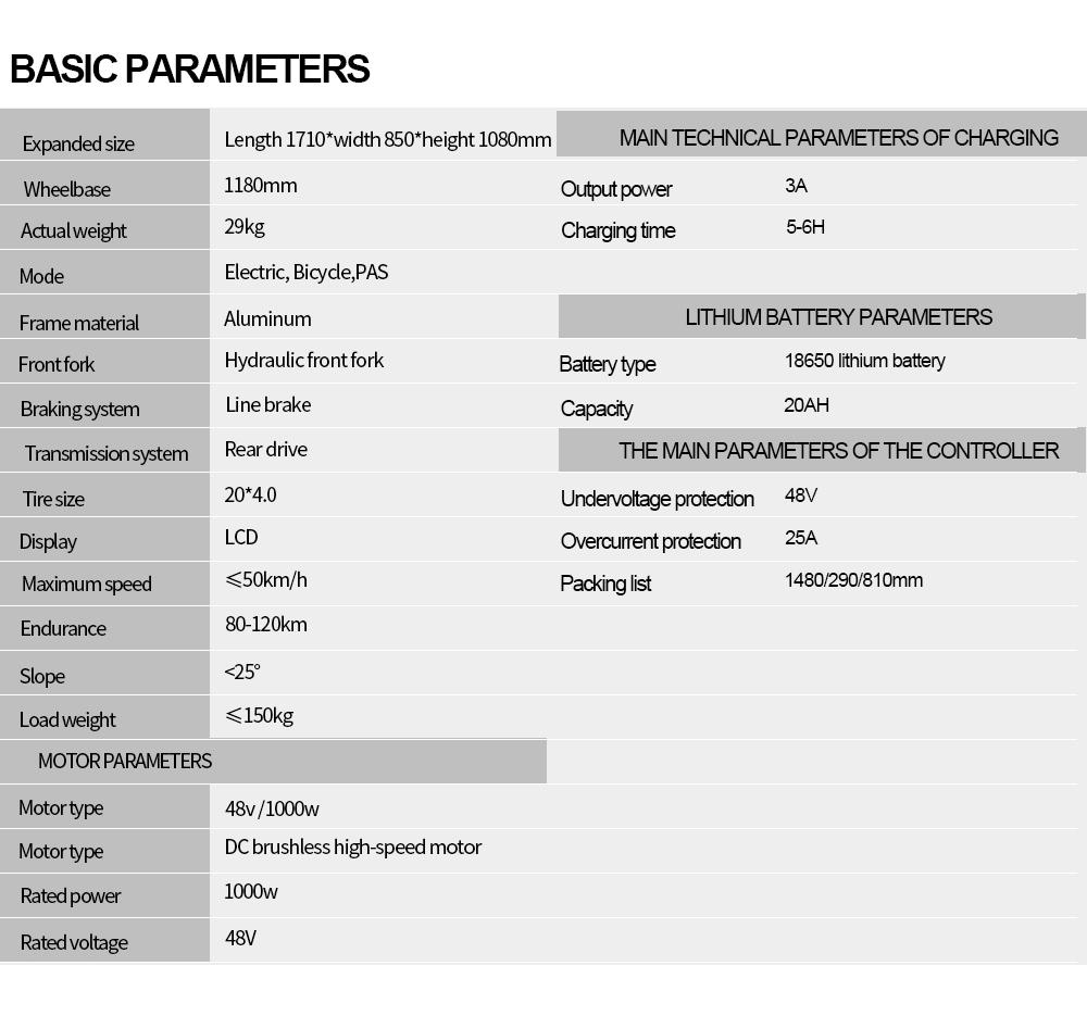 Электрический велосипед Ridstar Q20, 1000 Вт, 48 В, 20 Ач, водонепроницаемый, мощный двойной двигатель, 20*4,0, толстая шина для горного электрического велосипеда для взрослых