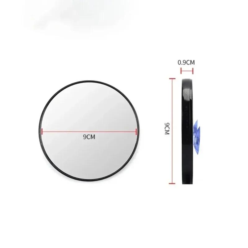 Popular Round Mirror 5x/10x/15x Magnification Mirror with Suction Cup Blackhead Magnifying Mirror for Bathroom Portable Makeup