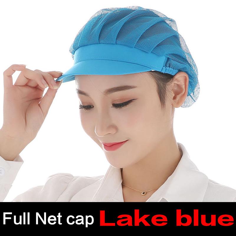 1 шт. дышащая рабочая одежда, шапки, сетчатые кепки, эластичные кепки для мастерской, официант, повар, кухня, мужчины, женщины