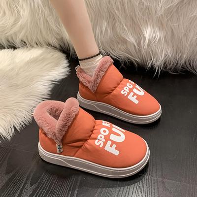 Модные повседневные спортивные женские ботинки 2024 года, новые зимние утепленные и теплые женские зимние ботинки для дома, меховая хлопковая обувь Zapatos Mujer