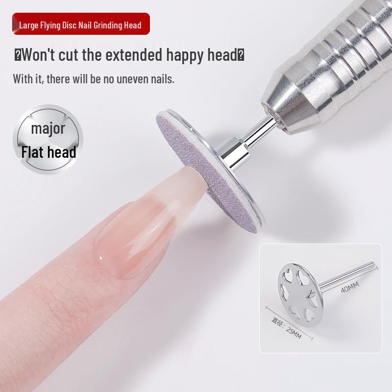 UFO Disc Grinding Head for Hollow Heart Manicure - Russian Pre-Treatment Nail Art Tool