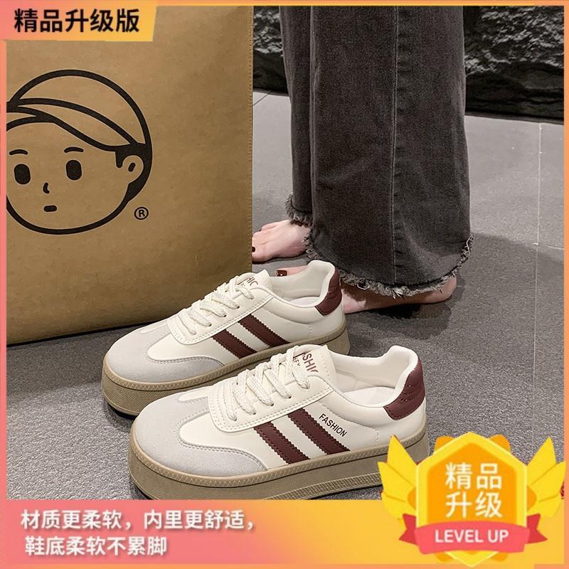 Сяосянфэн толстоподошвенные немецкие тренировочные женские 2025 новая весна и лето ретро нишевые увеличивающие рост универсальные легкие износостойкие удобные на доске