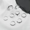 2023 женское кольцо, ювелирные изделия, ретро-кольцо с открытием, женское серебряное кольцо, комплект колец для милых девушек