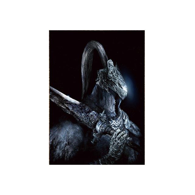 Современный игровой постер, украшение Темных душ на холсте, настенные художественные постеры и принты, произведения искусства для комнаты мальчика, дома, Куадрос, без рамки