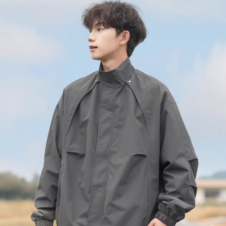 Унисекс весенне-осенняя быстросохнущая куртка для альпинизма: Водонепроницаемая, Ветрозащитная, Рабочая одежда со стойкой