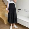 Summer Women's Patchwork Half-body Skirt Literary Fresh Long Skirt High Waist A-line Large Swing Skirt Casual Skirt