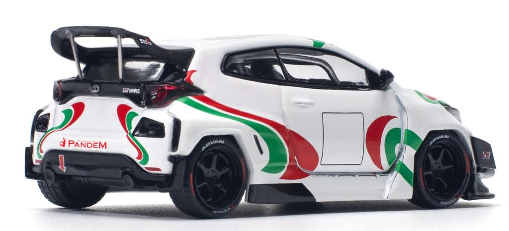 POP RACE PANDEM GR YARIS RALLY LIVERY Готовый продукт 1/64 -