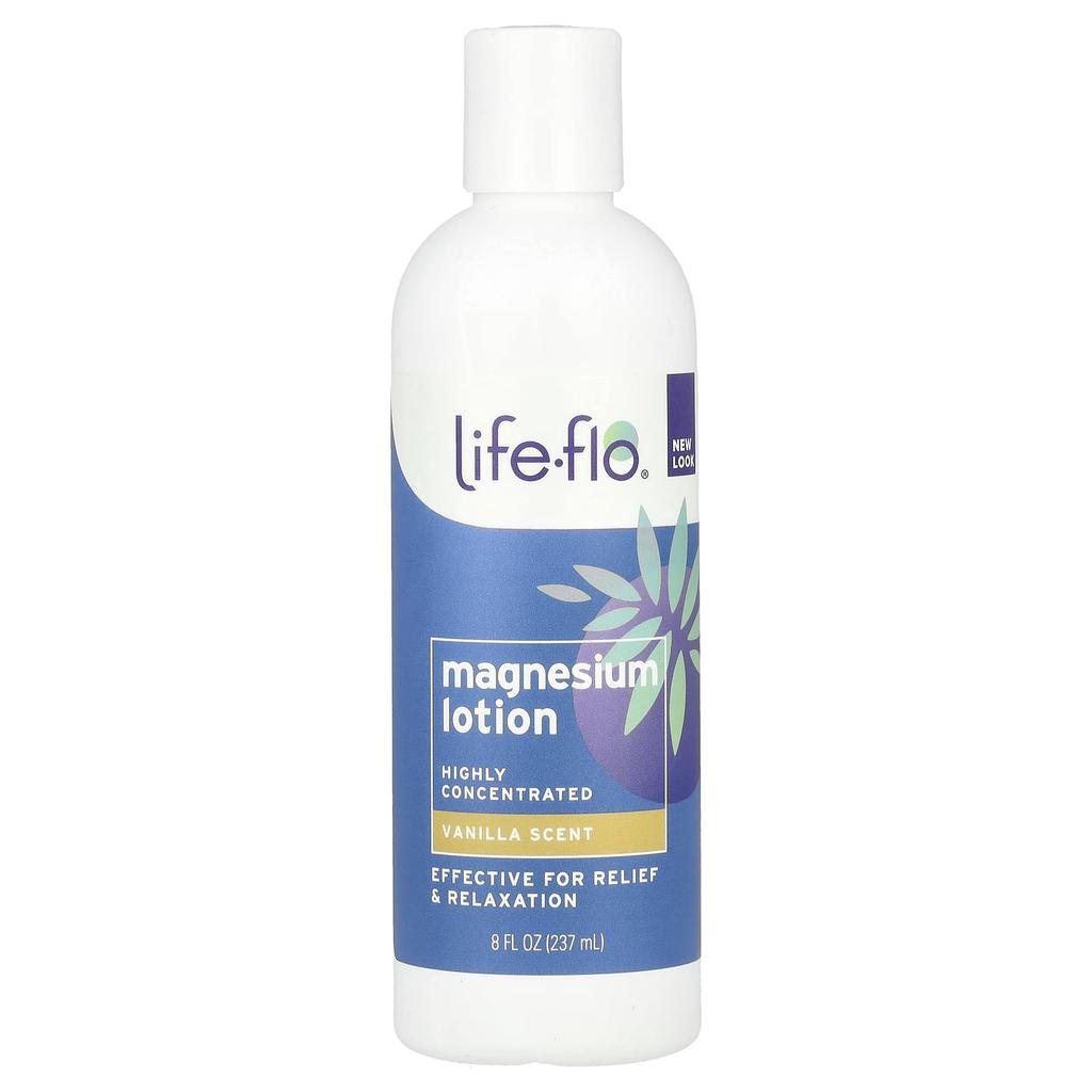Life-Flo, Magnesium Lotion, Vanilla, 237Ml(8Fl Oz)
